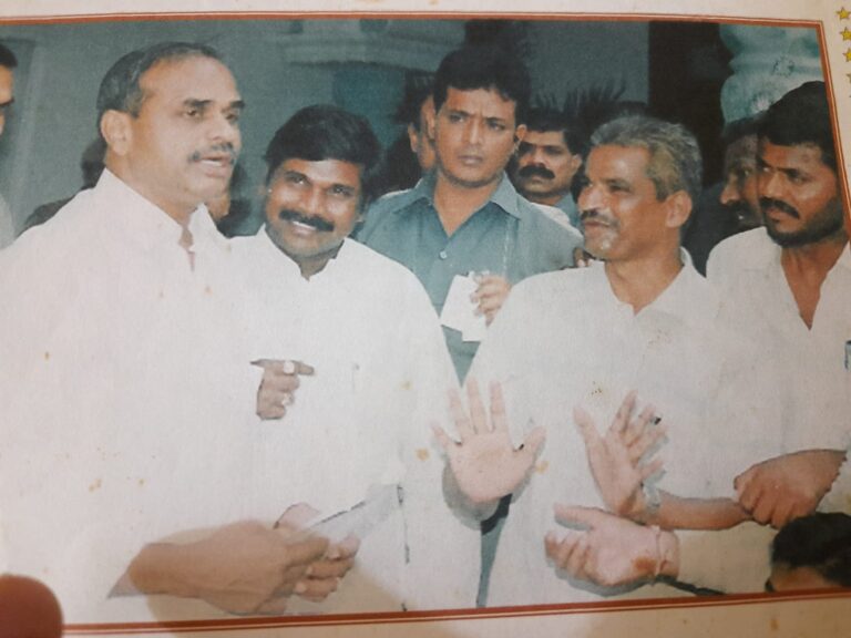 Community members participating in a local programme